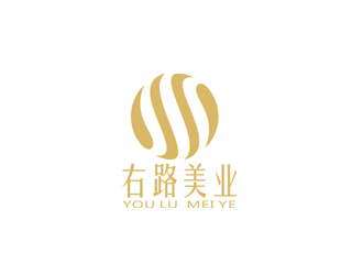 趙鵬的右路美業(yè)logo設(shè)計(jì)