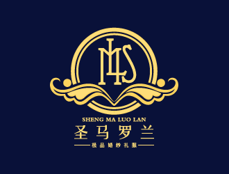 黃安悅的圣馬羅蘭極品婚紗禮服logo設(shè)計