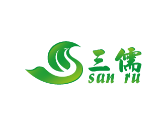 周金進的三儒茗茶館人物logologo設(shè)計