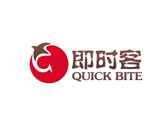 周金進的Quick bite 即食客logo設(shè)計