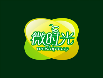 譚家強的微時光果汁飲料店logo設計