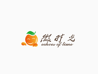 孫紅印的微時光果汁飲料店logo設計