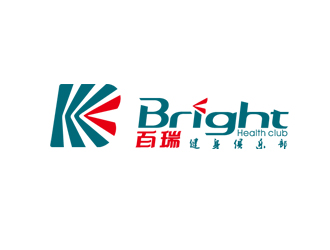 周國強的百瑞 Bright 健身俱樂部logo設(shè)計