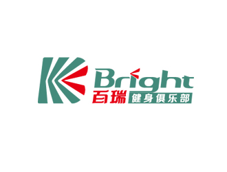 周國強的百瑞 Bright 健身俱樂部logo設(shè)計