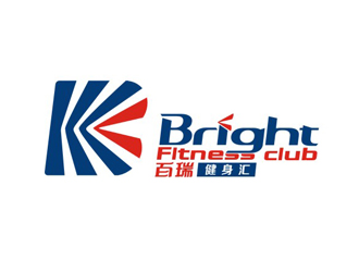 周國強的百瑞 Bright 健身俱樂部logo設(shè)計