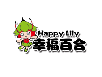 何錦江的花小孩甜品休閑吧logo設(shè)計(jì)