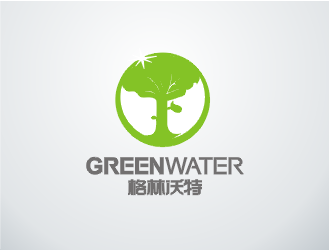 鄭國麟的格林沃特  green waterlogo設(shè)計(jì)