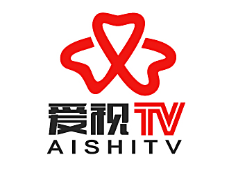 白冰的愛視TVlogo設(shè)計