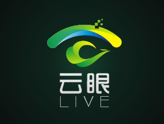 楊占斌的云眼live高科技logologo設(shè)計(jì)