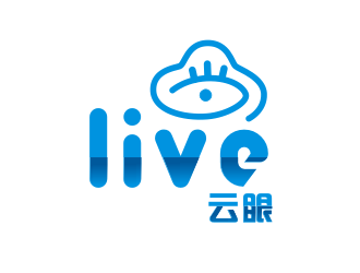 黃俊的云眼live高科技logologo設(shè)計(jì)