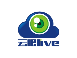 何嘉健的云眼live高科技logologo設(shè)計(jì)