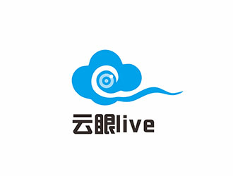 AR科技核心～雪狐設(shè)計(jì)的云眼live高科技logologo設(shè)計(jì)