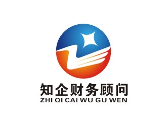 李泉輝的北京知企財務(wù)顧問中心logo設(shè)計