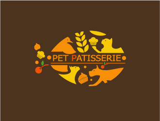 Ze的Pet Patisserie 蛋糕店logo設(shè)計(jì)