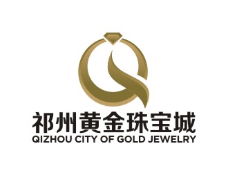 曾翼的祁州黃金珠寶城logo設(shè)計