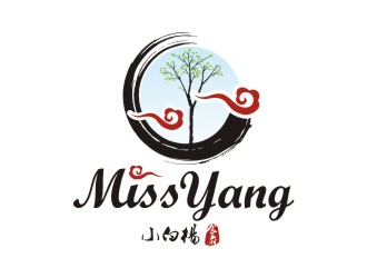 李泉輝的Restaurant Miss Yang 小白楊食府logo設(shè)計(jì)