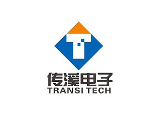 趙鵬的南京傳溪電子科技有限公司 NanJing Transi Electronic Technologylogo設(shè)計(jì)