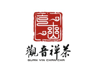 李泉輝的觀音禪茶茶館logo設(shè)計