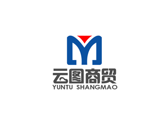 秦曉東的云圖商貿中文字體設計logo設計