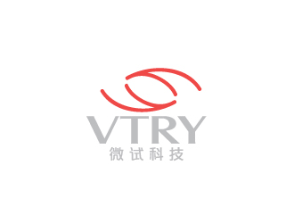 陳兆松的微試科技（VTRY）logo設(shè)計