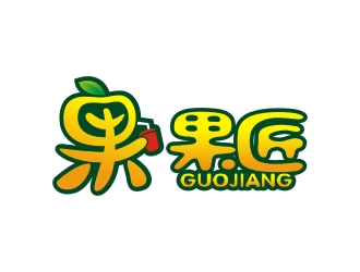 曾翼的果匠果汁飲料店logo設計