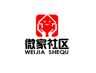 秦曉東的微家社區(qū)logo設(shè)計