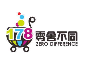 劉彩云的178零舍不同-進口零食店logologo設計