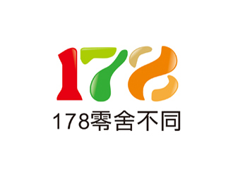 陳今朝的178零舍不同-進口零食店logologo設計