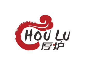 廖燕峰的厚爐餐飲logologo設計