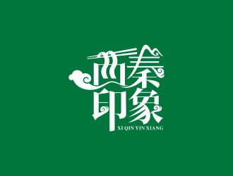 何嘉健的西秦印象小吃店鋪logologo設(shè)計