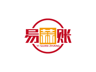 周金進的易蒜賬會計代理公司logologo設(shè)計