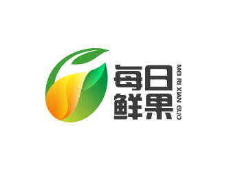 黃安悅的每日鮮果logo設(shè)計