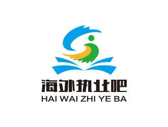 孫金澤的海外執(zhí)業(yè)吧藍色圖形logologo設(shè)計