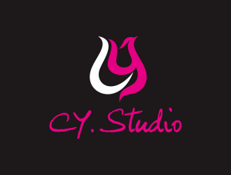 何嘉健的CY.Studio 永生花店logo設(shè)計(jì)