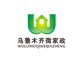 陳今朝的烏魯木齊微家政logo設計