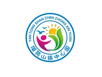 曾翼的磐石市煙筒山鎮(zhèn)中心幼兒園logo設(shè)計(jì)