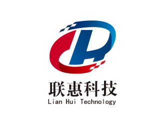 連杰的聯(lián)惠科技logo設(shè)計