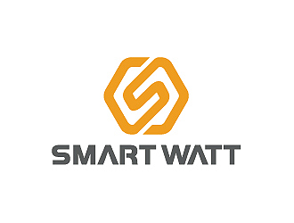 Smart Watt LED照明 英文logologo設(shè)計