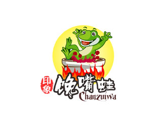 郭慶忠的印象饞嘴蛙火鍋店商標(biāo)logo設(shè)計