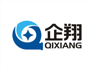 周都響的企翔 QIXIANGlogo設(shè)計