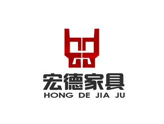 朱兵的宏德家具家居圖標(biāo)logo設(shè)計(jì)