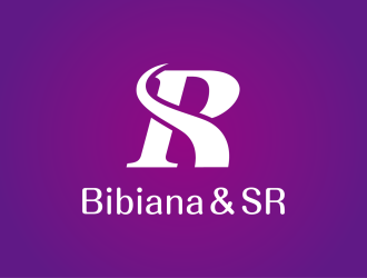 安冬的Bibiana & SR 化妝品logologo設(shè)計(jì)