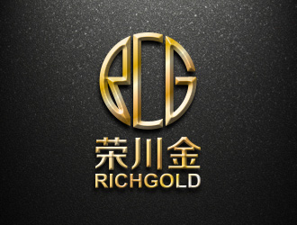 黃安悅的北京榮川金業(yè)文化有限公司(beijing richgold culture co.ltd)logo設(shè)計(jì)