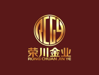 何嘉健的北京榮川金業(yè)文化有限公司(beijing richgold culture co.ltd)logo設(shè)計(jì)