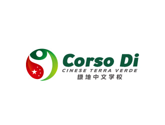 周金進的綠地中文學校CORSO DI CINESE TERRA VERDElogo設計