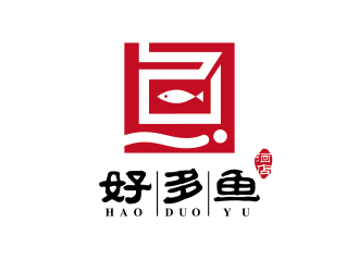 好多魚酒店logo設(shè)計