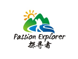 曾翼的探尋者非洲戶外旅游LOGOlogo設(shè)計(jì)