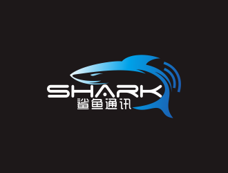 何嘉健的鯊魚通訊公司LOGOlogo設(shè)計