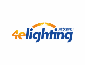 4elighting/科藝照明logo設(shè)計(jì)