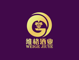 黃安悅的維格紅酒酒業(yè)logo設計